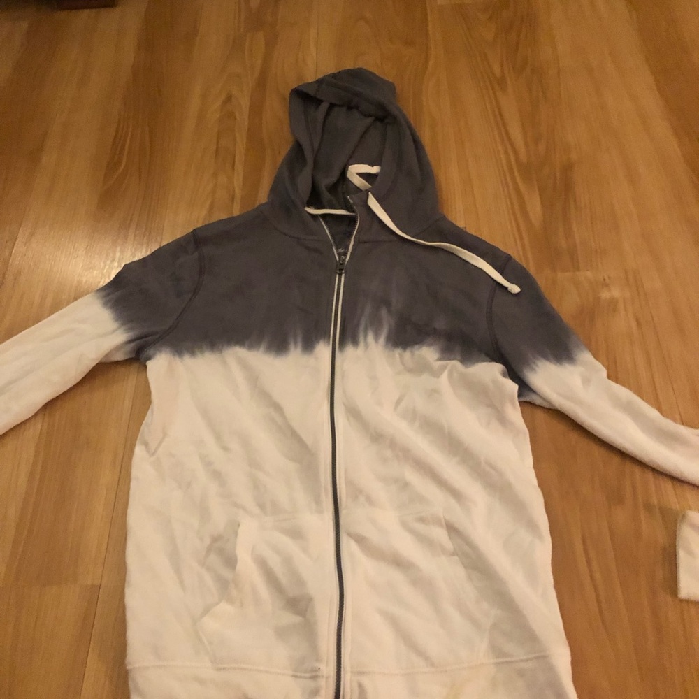 Zip up “ombre” jacket